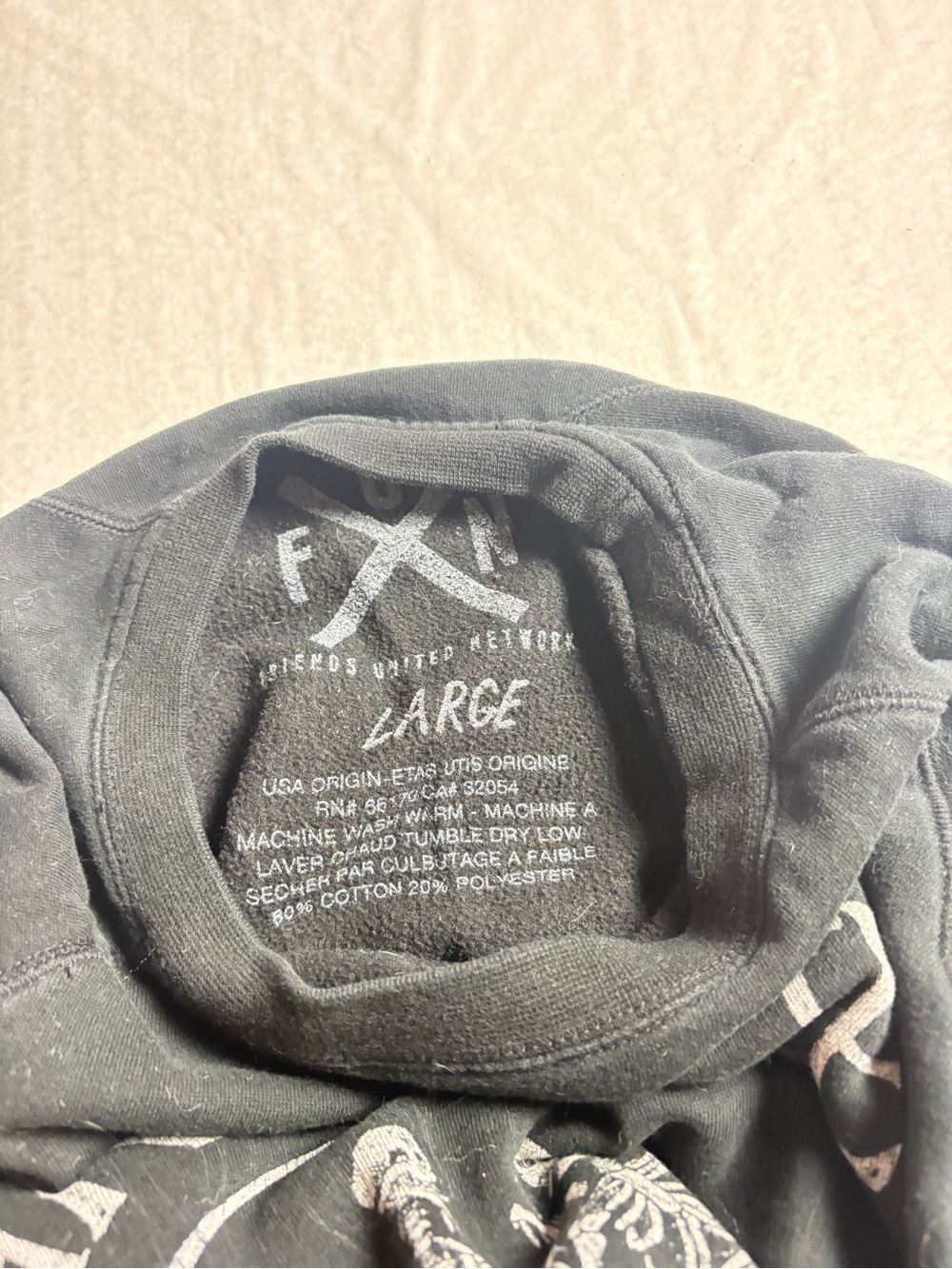 Black 'Carpe Noctem' Graphic Crewneck Sweatshirt - Picture 2 of 3